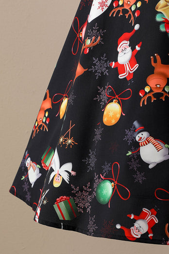 Vestido de festa de Natal de Halter Retro Halter