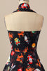 Carregar imagem no visualizador da galeria, Vestido de festa de Natal de Halter Retro Halter