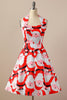Carregar imagem no visualizador da galeria, Vestido de festa de Natal de Halter Retro Halter