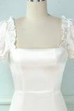Vestido de festa de bodycon curto Branco