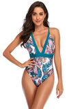 deixa blue one piece swimsuit