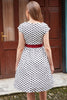 Carregar imagem no visualizador da galeria, Hepburn Style Polka Dots Retro Dress