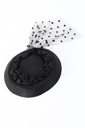 Chapéu de bruxa de Halloween de mulheres negras com apliques