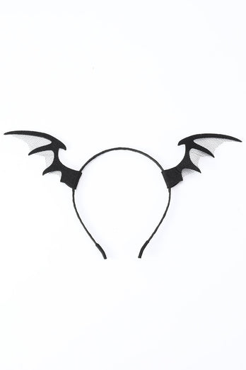 Black Women Halloween Bat Headband