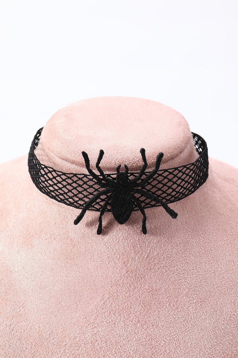 Carregar imagem no visualizador da galeria, Black Halloween Spider Choker