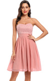 Bonito um vestido de festa de festa de namorado de linha