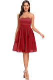 Bonito um vestido de festa de festa de namorado de linha
