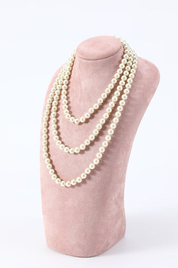 Conjunto de acessórios de 1920 Flapper Golden/Silver