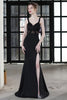 Carregar imagem no visualizador da galeria, Vestido formal do baile de finalistas da sereia preta