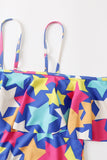 Blue Star impresso um pedaço de fato de banho