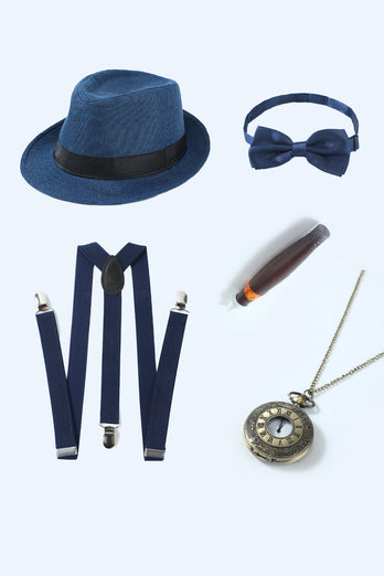 Conjunto de acessórios khaki 1920 para homens