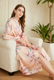 Robe de casamento de cetim floral verde escuro