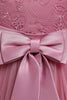Carregar imagem no visualizador da galeria, Princesa A linha blush flor menina vestido com bowknot