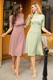 Vestido vintage Polka Dots Red Polka Dots