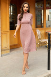 Vestido vintage de Polka Dots Verdes