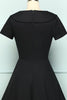 Carregar imagem no visualizador da galeria, Black Button Dress - ZAPAKA