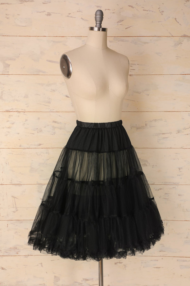 Carregar imagem no visualizador da galeria, Black Tulle Petticoat - ZAPAKA