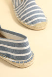 Sapatos de tela tecida de palha de verão