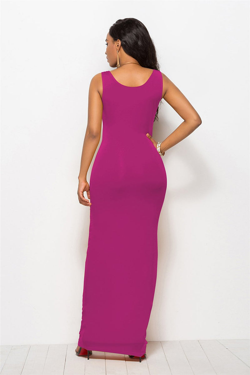 Carregar imagem no visualizador da galeria, Vestido longo casual preto