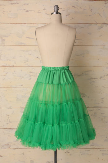 Green Tulle Petticoat - ZAPAKA