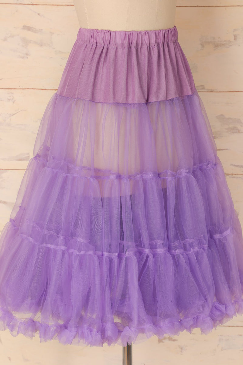 Carregar imagem no visualizador da galeria, Purple Tulle Petticoat - ZAPAKA