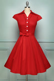 Vintage vermelho dos anos 50