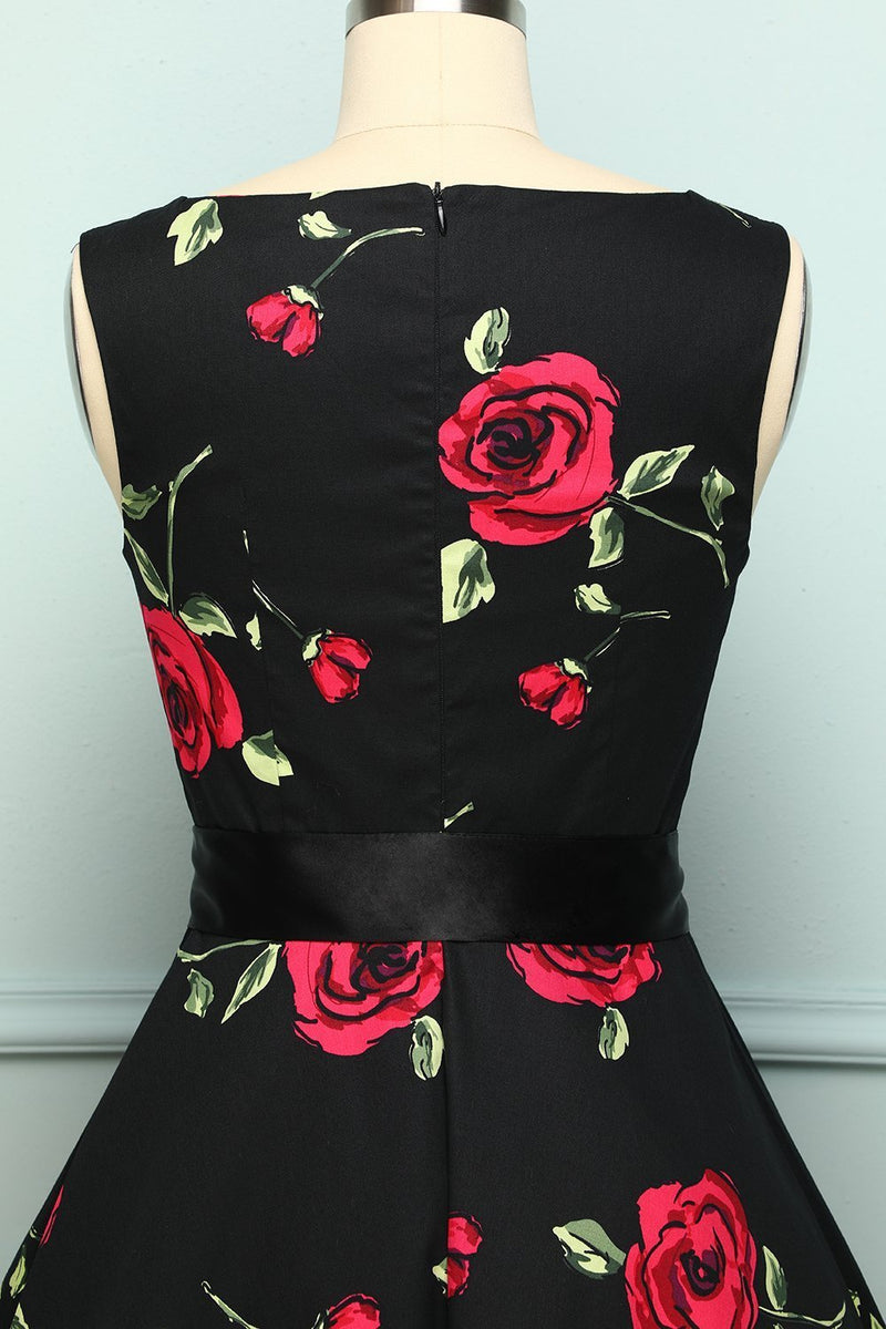 Carregar imagem no visualizador da galeria, Rose Print Swing - ZAPAKA