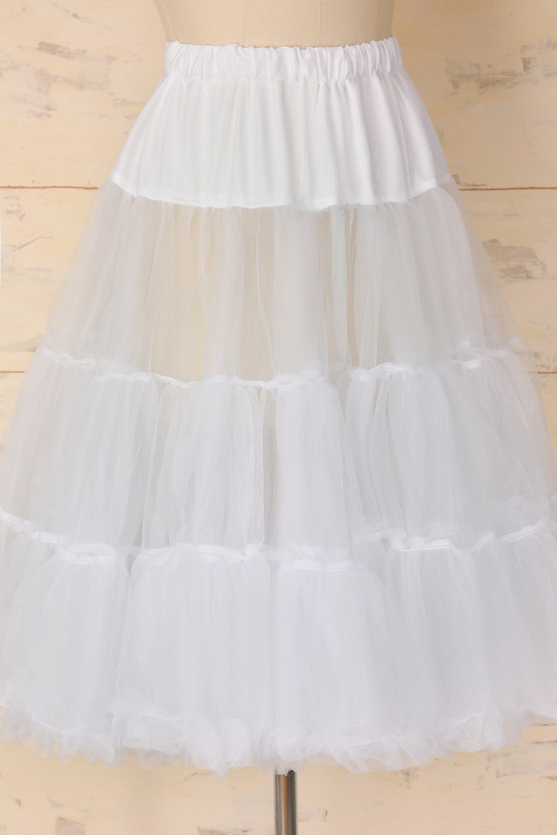 Carregar imagem no visualizador da galeria, White Tulle Petticoat - ZAPAKA